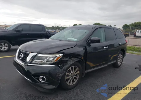2016 Nissan Pathfinder Platinum/S/Sl/Sv from USA, damaged, VIN 5N1AR2MNXGC662412